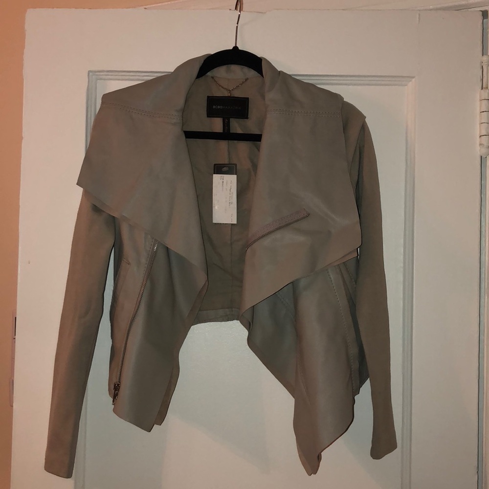BCBG leather jacket